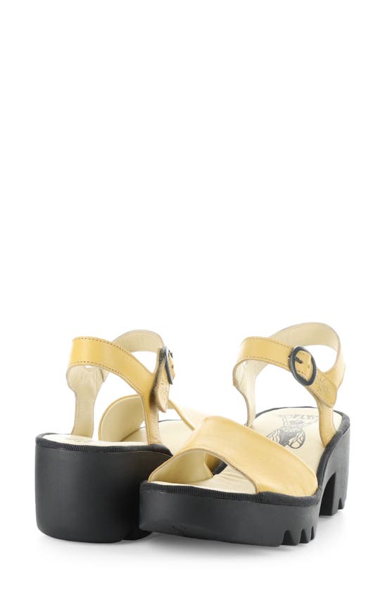 Shop Fly London Tull Platform Sandal In Bumblebee Mousse
