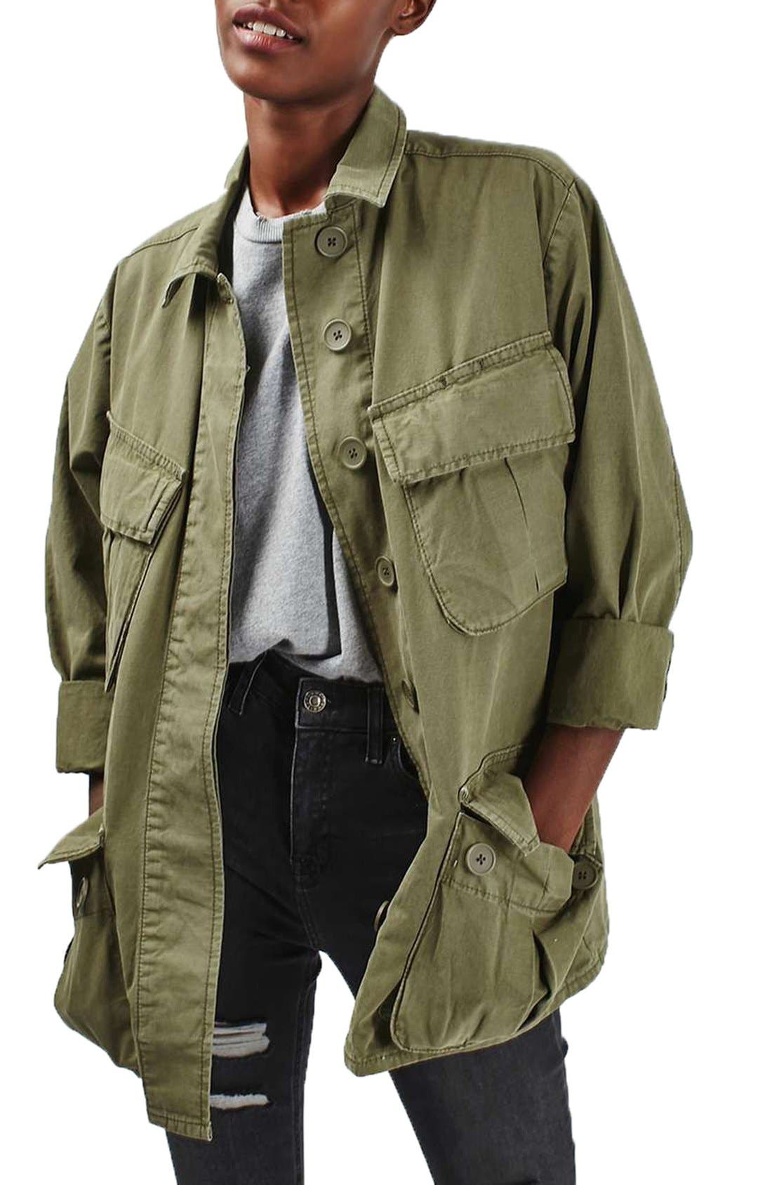 Oversize Army Shirt Jacket Nordstrom