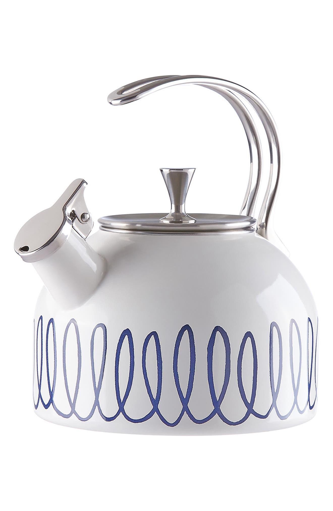 kate spade tea kettle blue