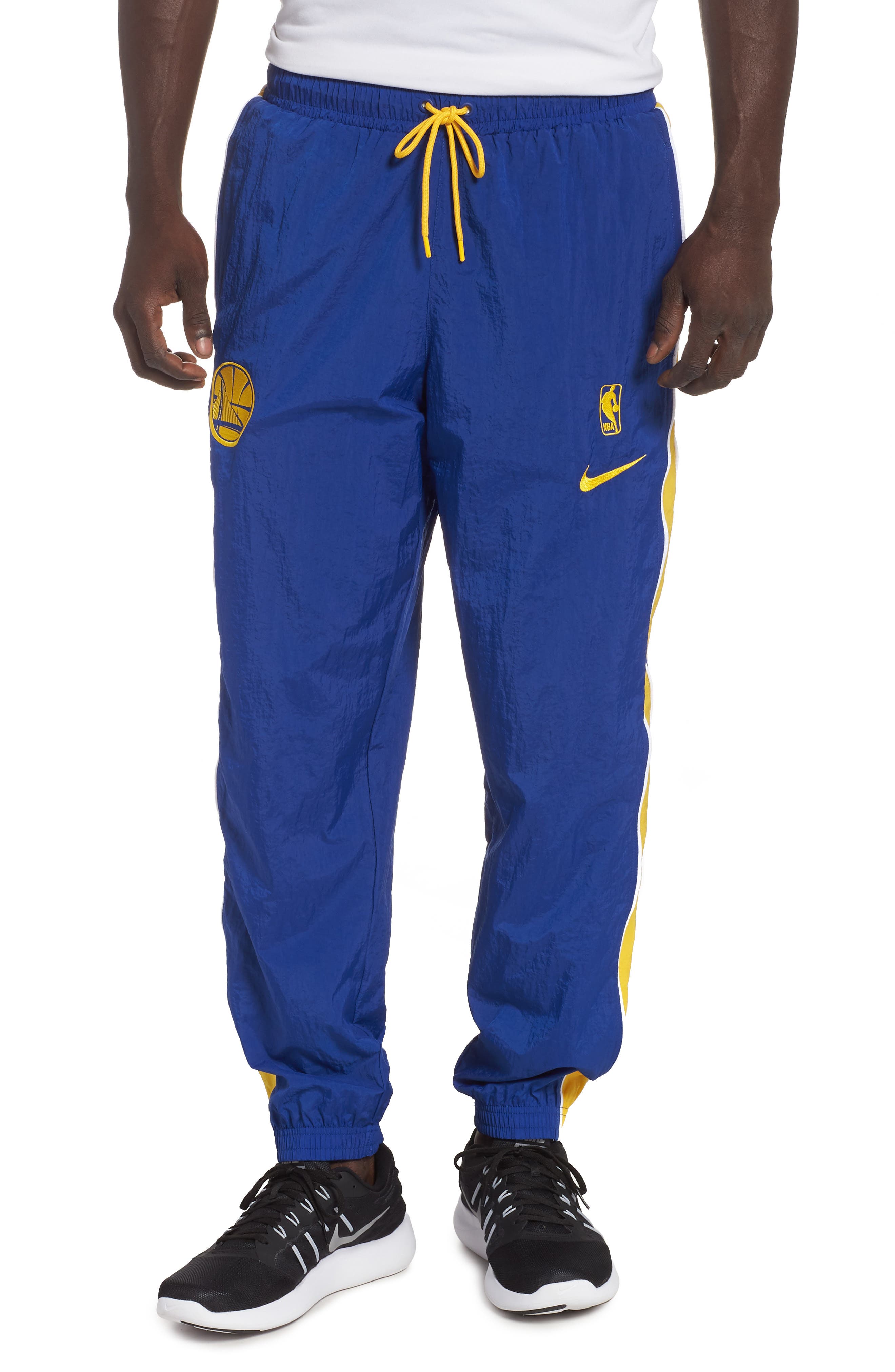 golden state warriors track pants