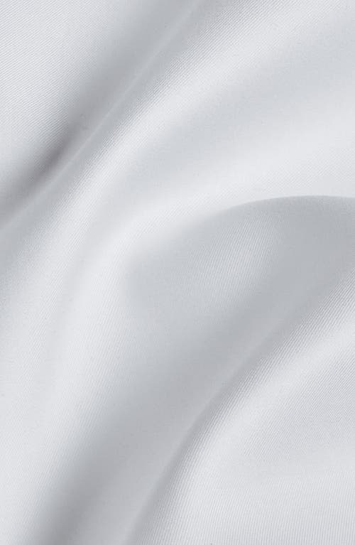 David Donahue Slim Fit Super Fine Twill Dress Shirt In White