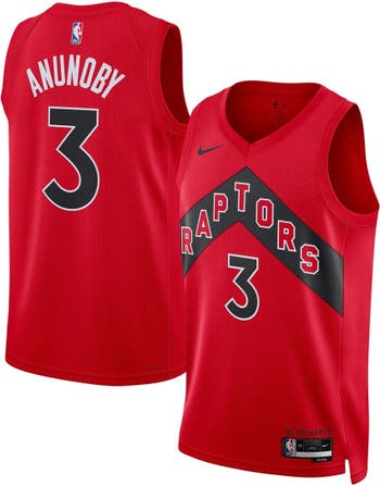 Nike OG Anunoby Toronto Raptors Unisex Red Swingman Jersey - Association  Edition