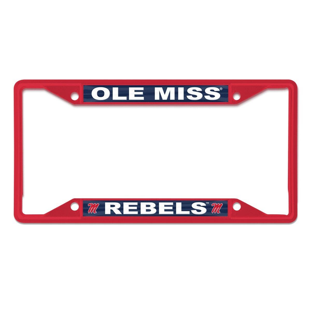 WINCRAFT Ole Miss Rebels Chrome Color License Plate Frame | Nordstrom