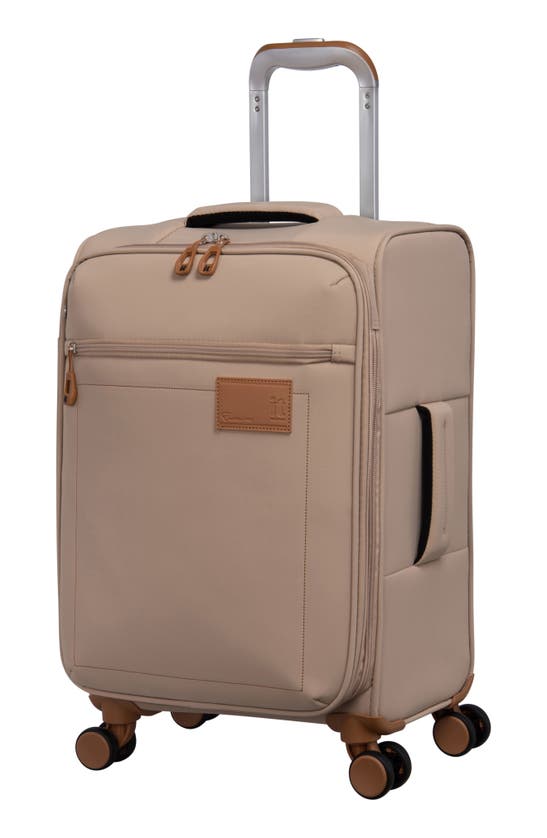 It Luggage Beachlite 21" Softshell Spinner Suitcase<br> In Med Sand