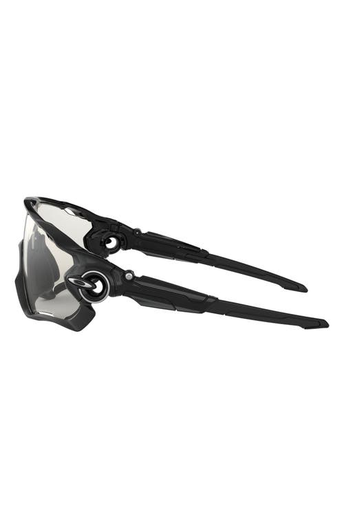 Oakley Jawbreaker™ 131mm Photochromic Cycling Shield Sunglasses In Black/photochromic