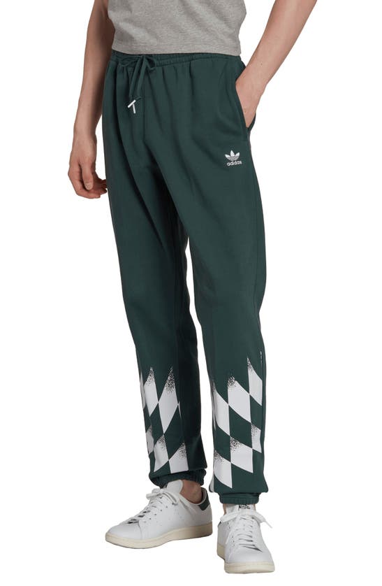 Adidas Originals Rekive Cotton French Terry Sweatpants In Mineral Green