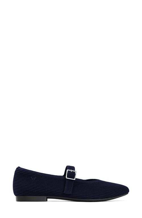 Shop Vivaia Margot Mary Jane Flat In Navy.