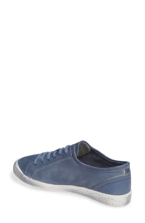 Shop Softinos By Fly London Isla Sneaker In Navy Washed Leather