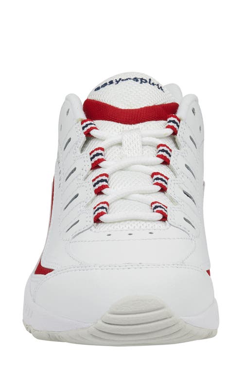 Shop Easy Spirit Romy Sneaker In White/barbados Cherry