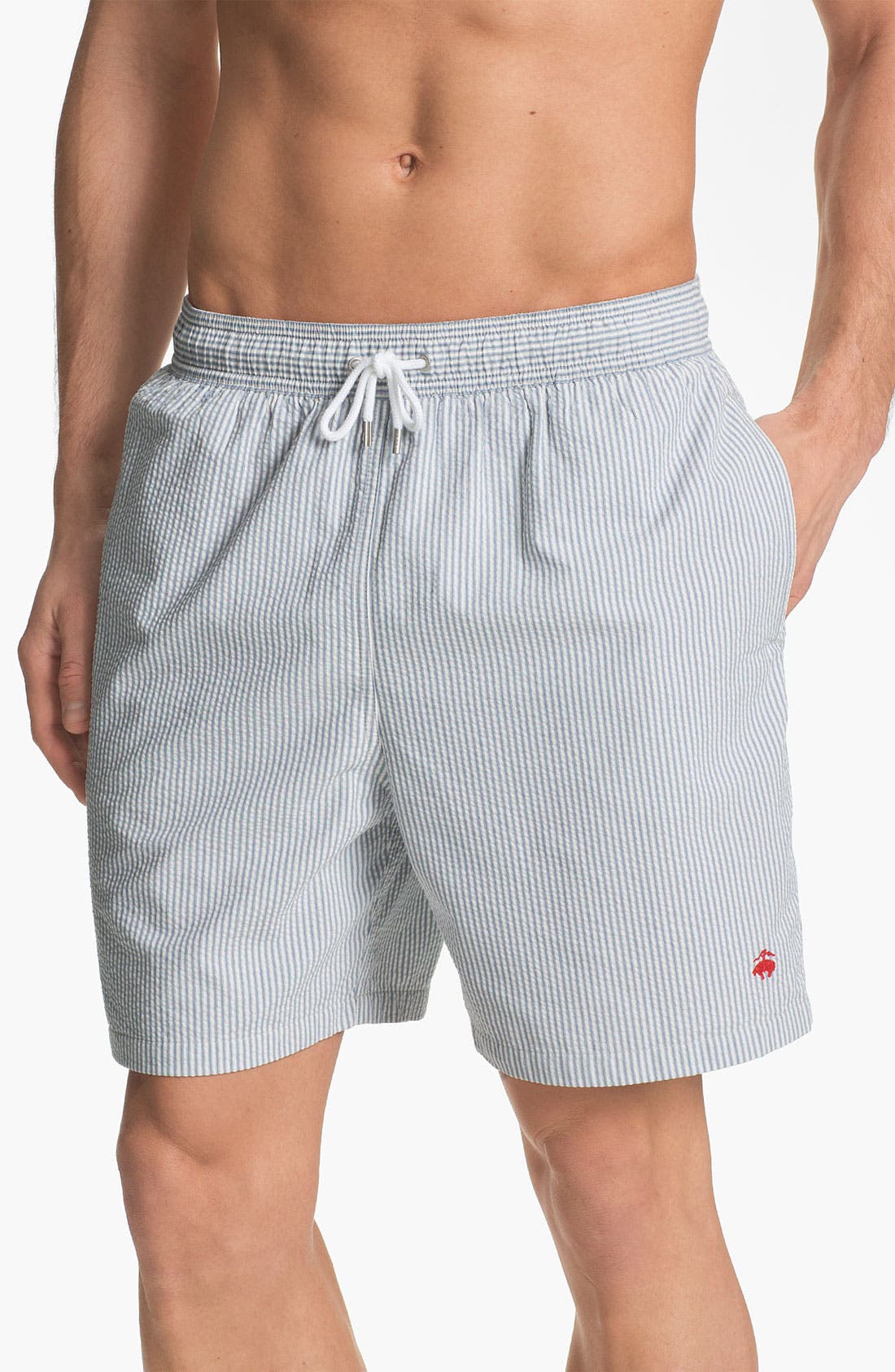 brooks brothers swim trunks