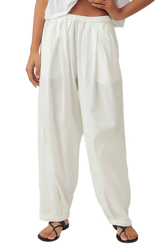 Free People To The Sky Parachute Pants In Nilla Cream