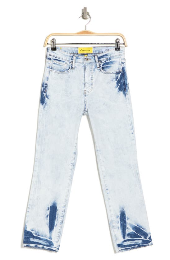 CIRCUS NY BLEACHED STAIGHT LEG JEANS