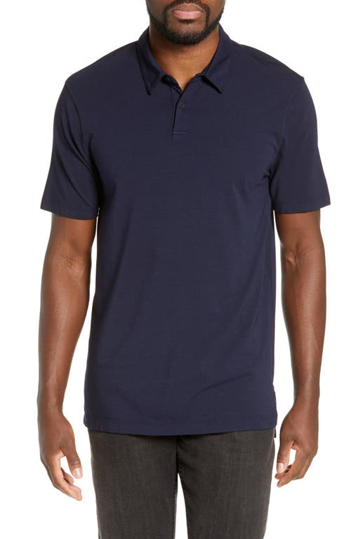 PAIGE Burke Slim Fit Polo in Deep Anchor