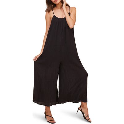 Astr The Label Suraya Wide Leg Jumpsuit, Black