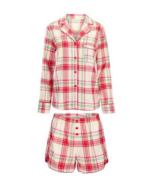 Adore Me Cecelia Pajama Set In Red