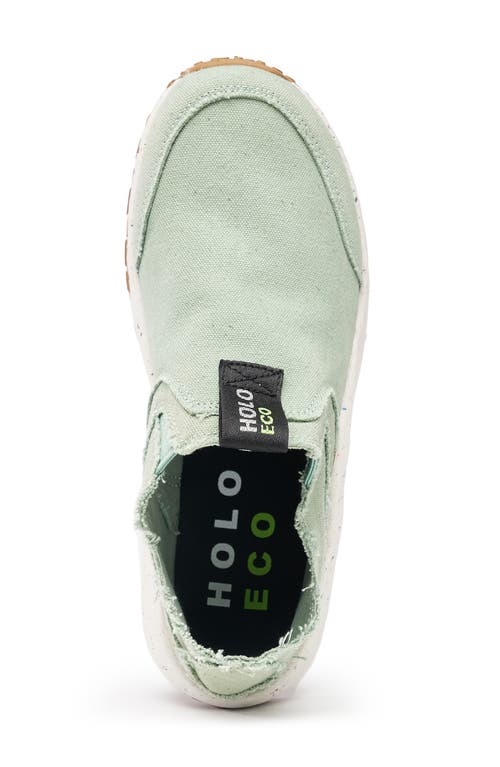 HOLO FOOTWEAR HOLO FOOTWEAR ATHENA MOC CANVAS SLIP-ON SHOE