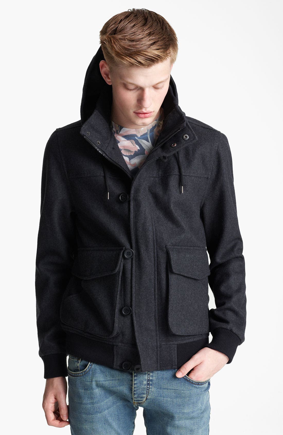 topman wool jacket