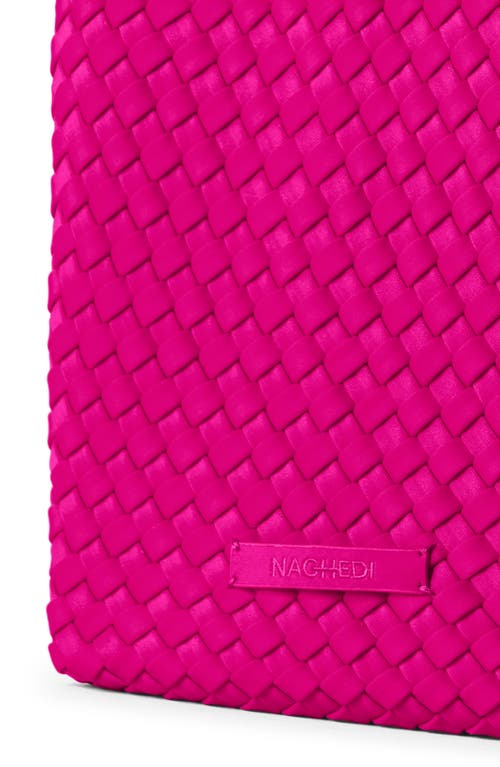 Naghedi St. Barths Large Woven Tote In Miami Pink