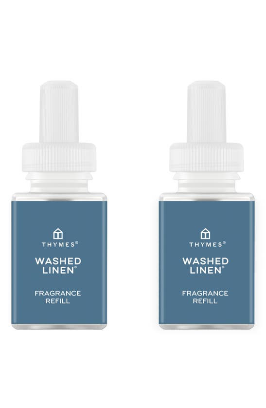 Pura X Thymes Frasier Fir 2-pack Diffuser Fragrance Refills In Blue