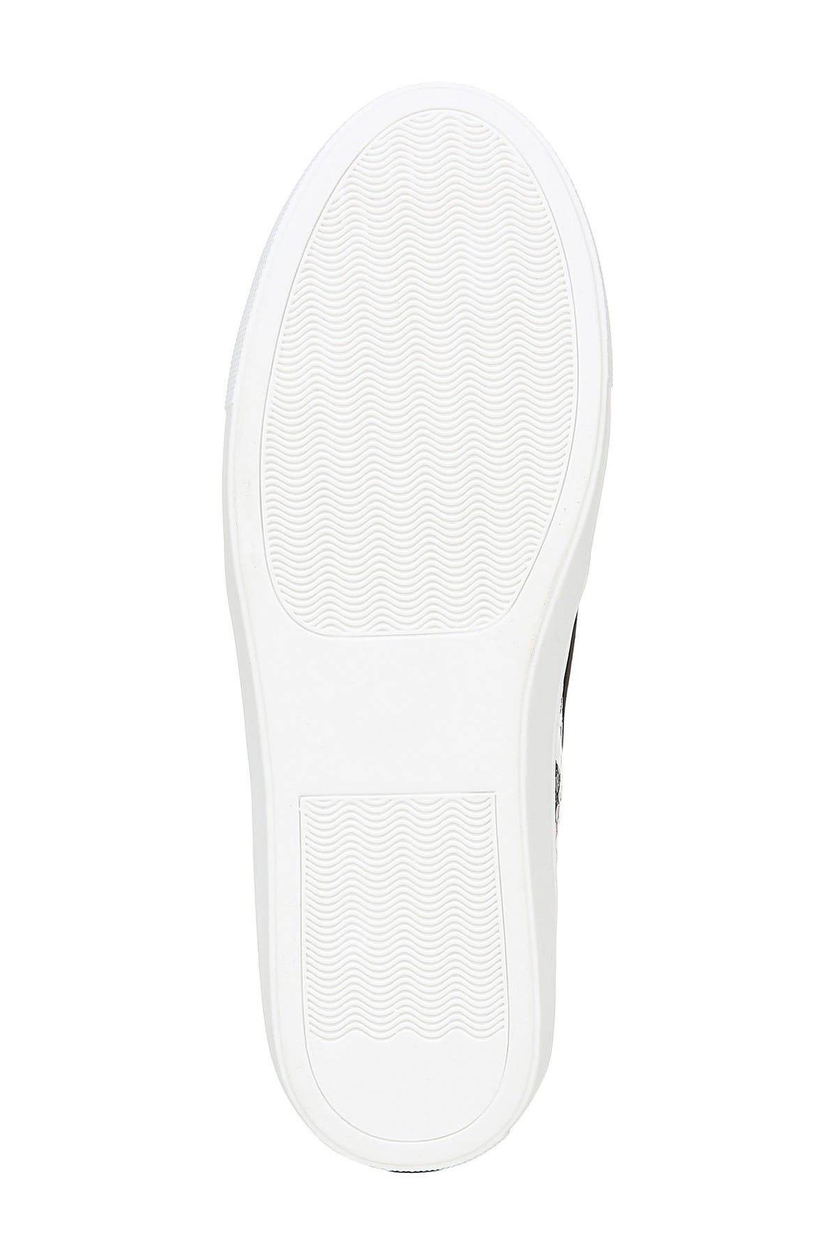 snakeskin print slip on sneakers