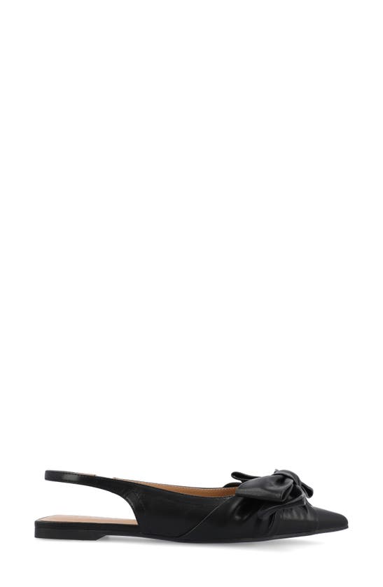 Journee Collection Sabrina Slingback Flat In Black