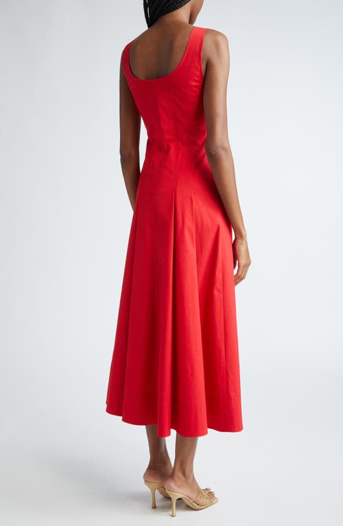 Shop A.l.c . Isabel Fit & Flare Dress In Rouge