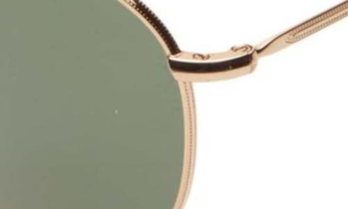 Shop Ray Ban Ray-ban 54mm Round Sunglasses In Arista/green