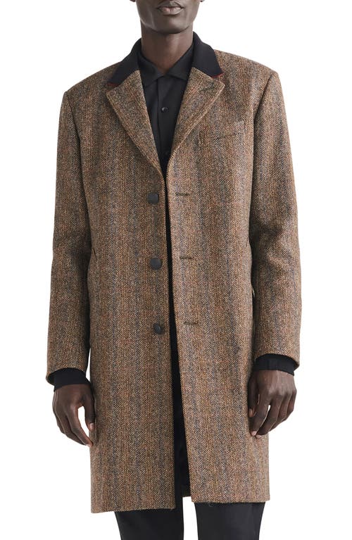 rag & bone Elias Heritage Topcoat in Herringb at Nordstrom, Size X-Large