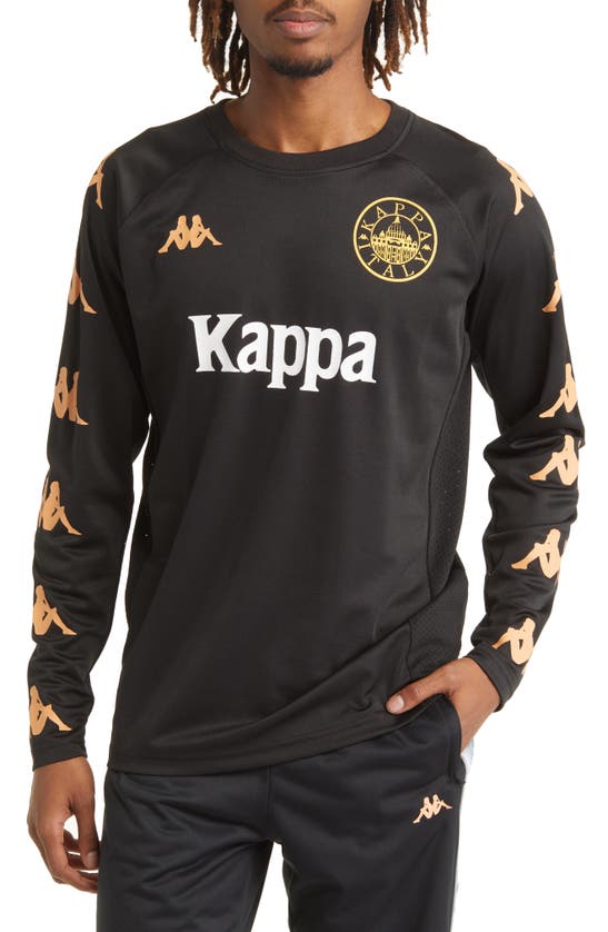 Kappa Authentic Frederick Long Sleeve T-shirt In Black Jet
