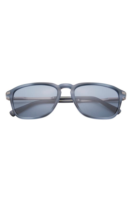 TED BAKER TED BAKER LONDON 55MM RECTANGLE POLARIZED SUNGLASSES