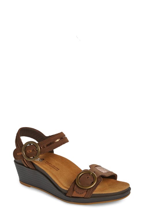 Seight Wedge Sandal in Bronze Age Leather