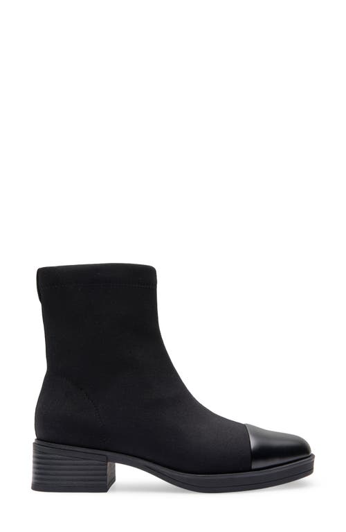Aerosoles Dimmi Ankle Boot In Black Stretch Fabric