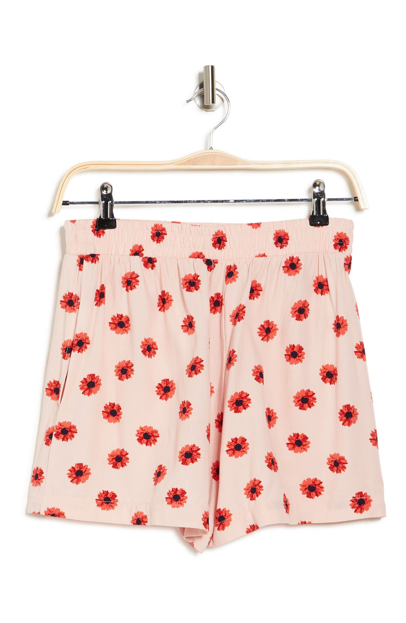 Abound Easy Flow Shorts In Pink Daisy Dots