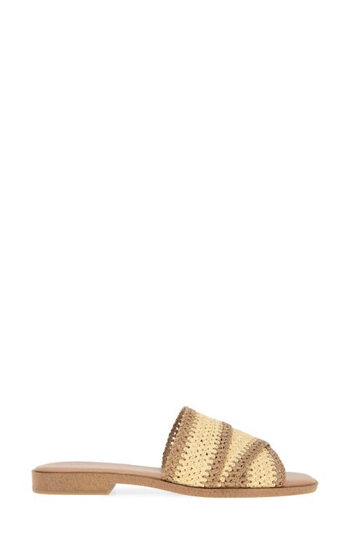 Bcbgeneration Lileen Slide Sandal In Tan/natural