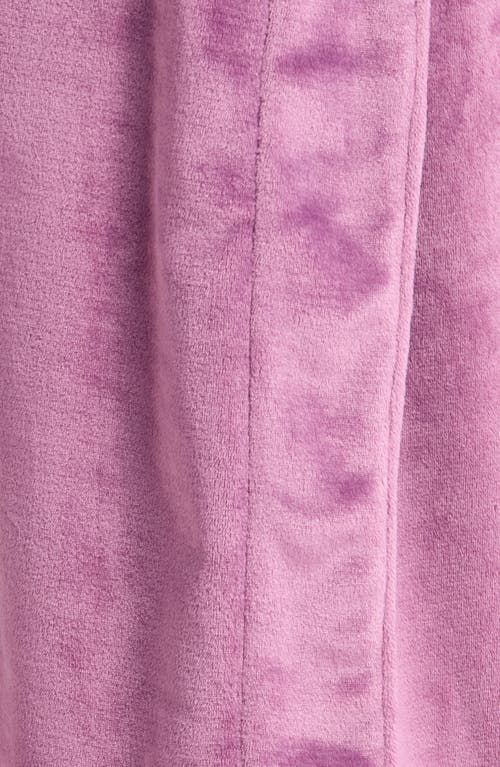 Shop Natori Plush Robe In Lilac