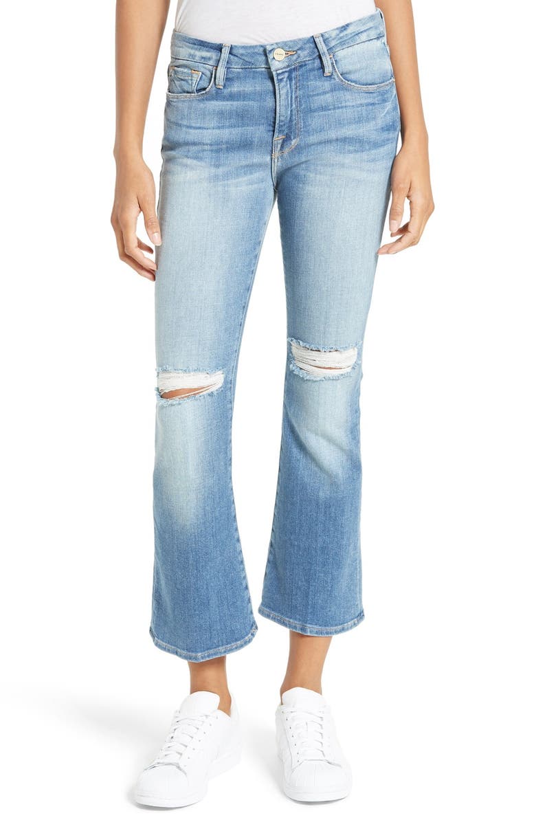 FRAME Le Crop Mini Boot Jeans (Stony Creek) | Nordstrom