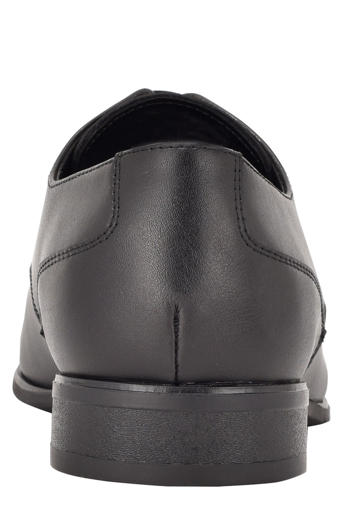 calvin klein bram leather vamp derby shoes