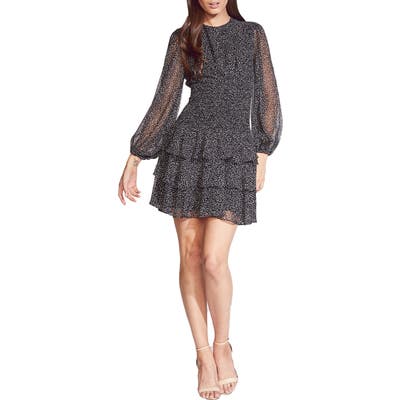 Bardot Elaina Long Sleeve Minidress, Black