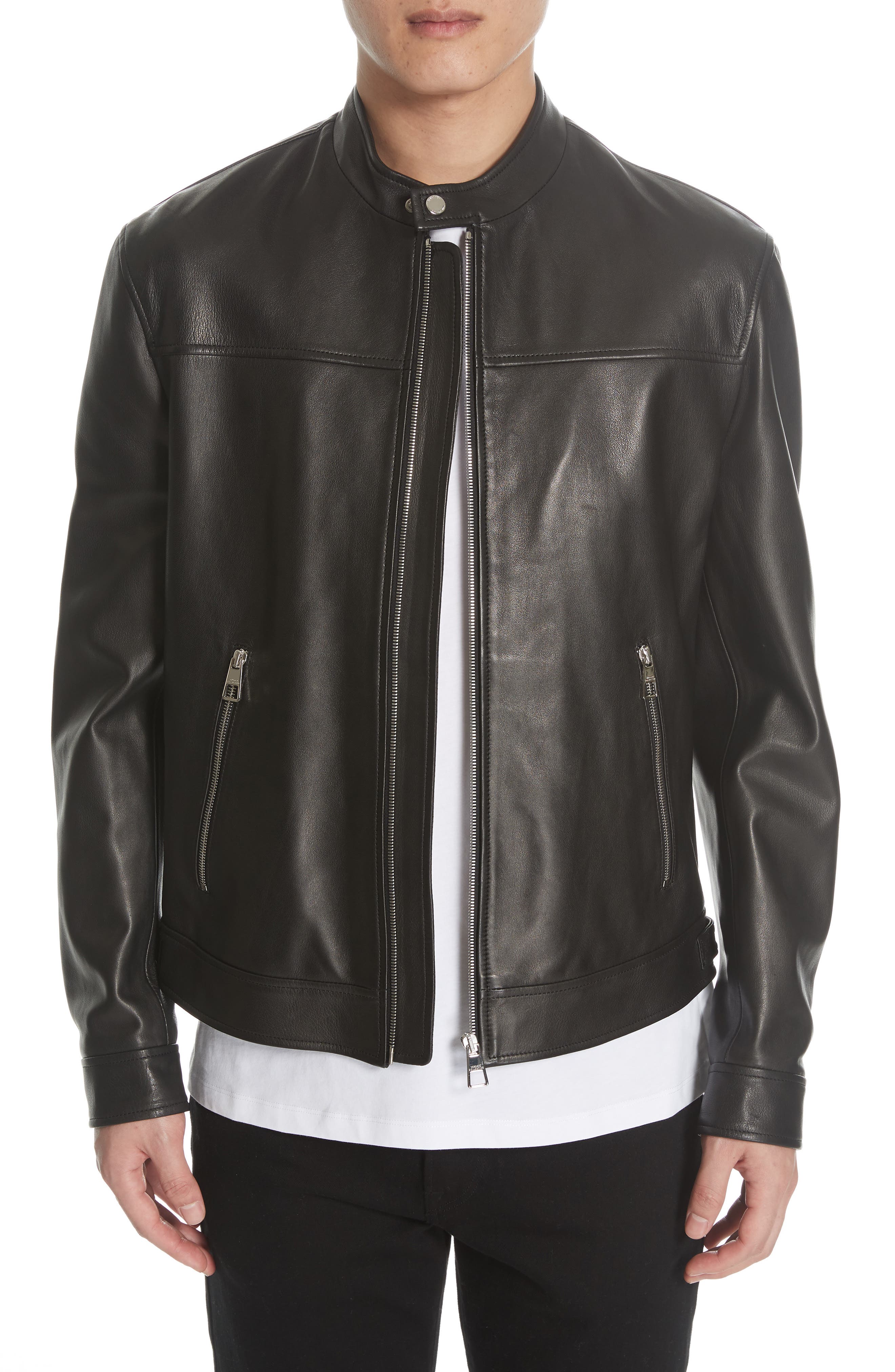 Versace Collection Lambskin Leather 
