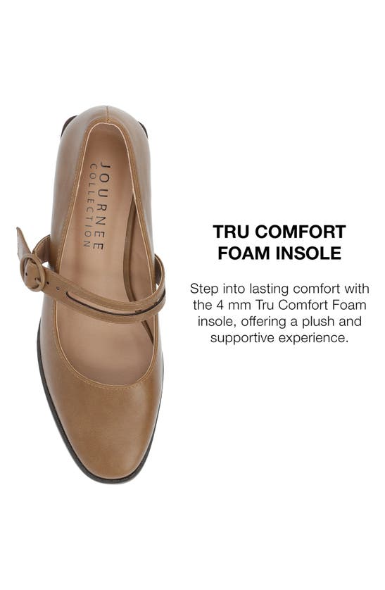 Journee Collection Savvi Mary Jane Pump In Tan