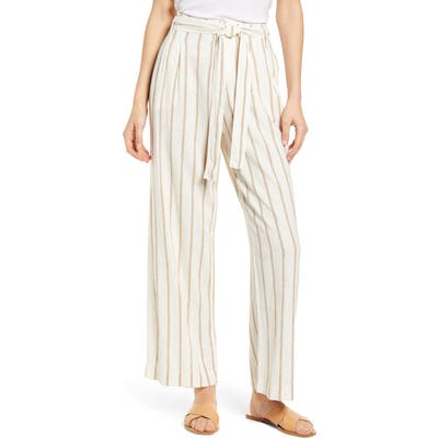Rails Jess Linen Blend Paperbag Waist Pants