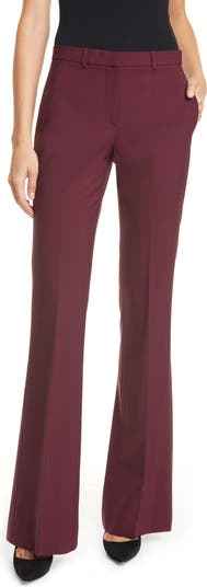 Theory Demitria 2 Pants in Red