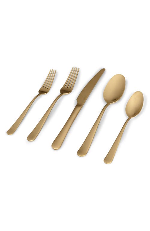 FABLE FABLE STAINLESS STEEL 20-PIECE FLATWARE PLACE SETTING