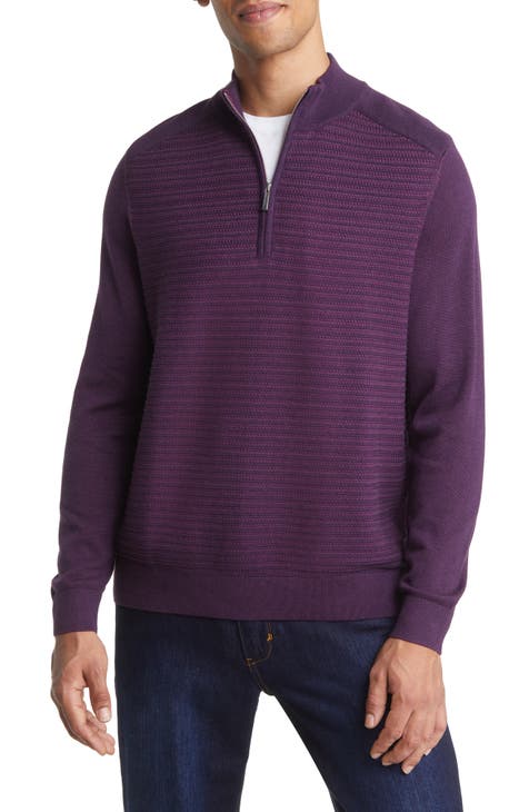 Purple Quarter-Zip Sweatshirts for Men | Nordstrom
