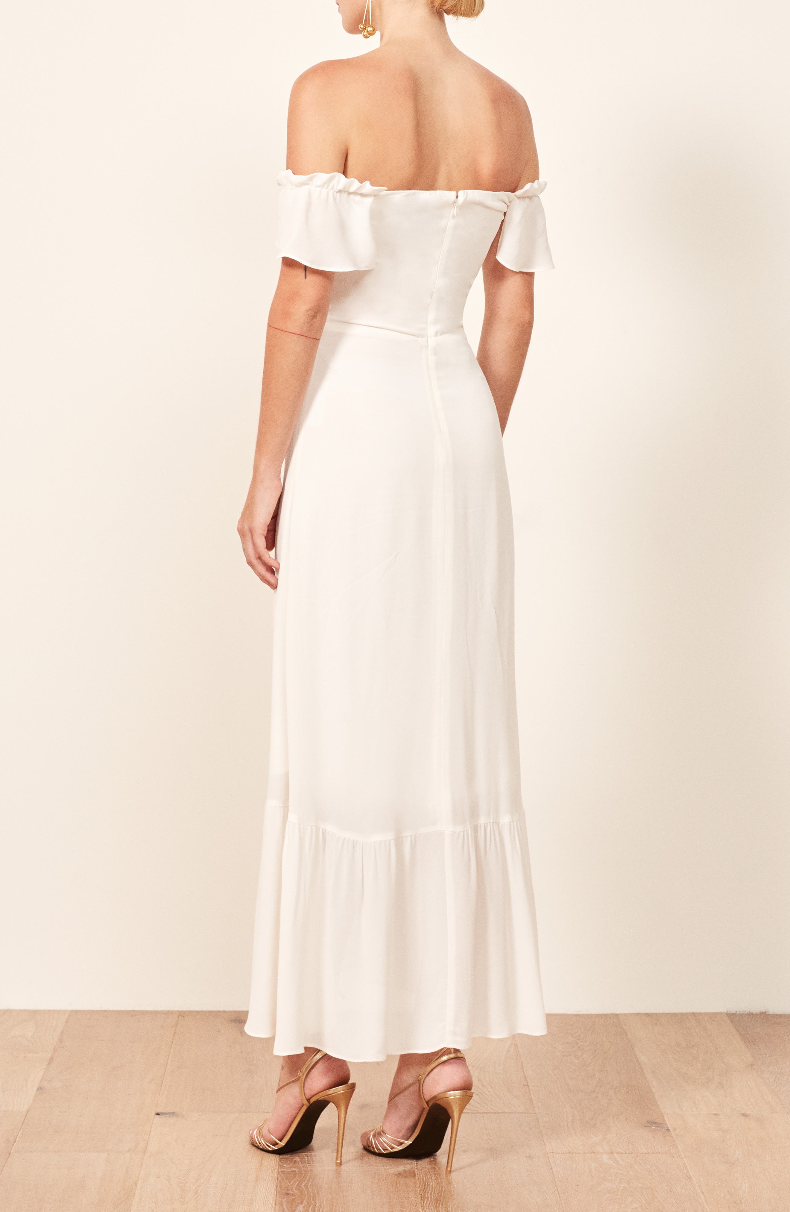 reformation butterfly midi dress