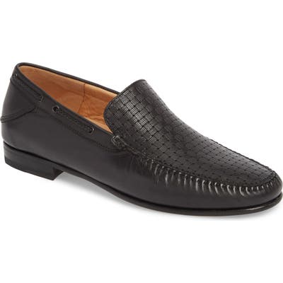 Mezlan Jano Embossed Moc-Toe Loafer