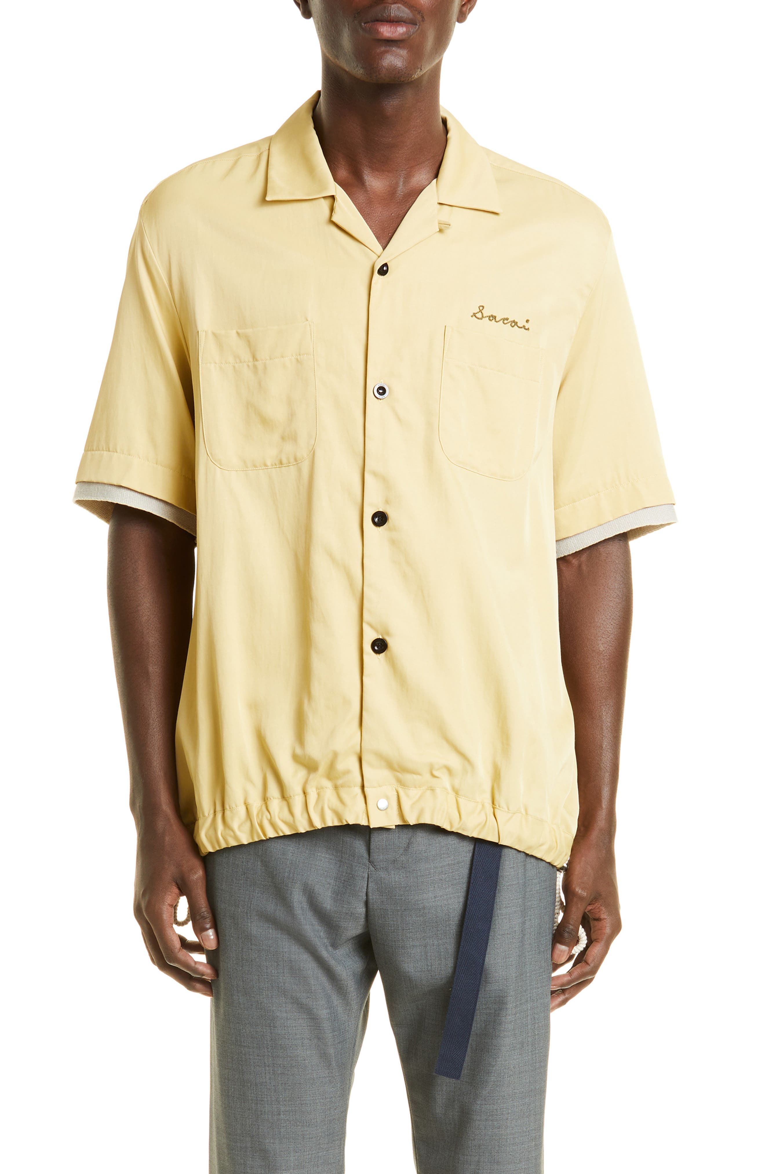 21AW sacai Chino x Grosgrain Shirt 2 新品 www.eckomusic.com