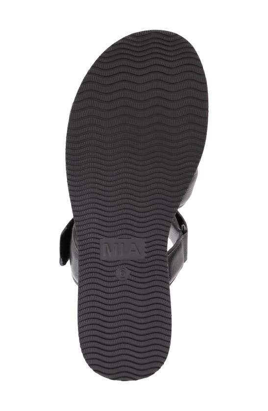 Shop Mia Venezia Strappy Slide Sandal In Black