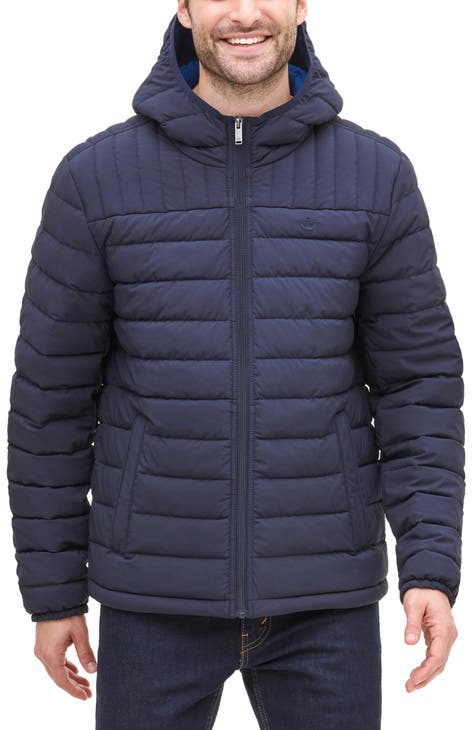 Dockers Hooded Quilted Puffer Jacket