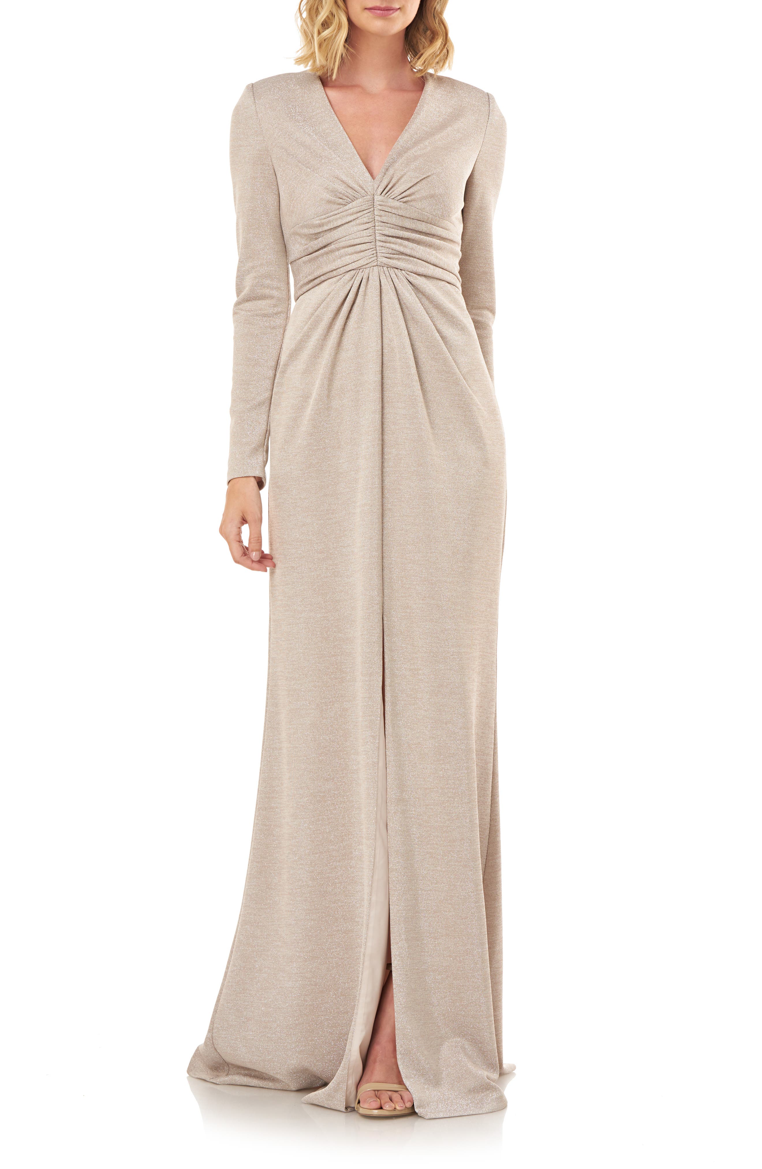 long sleeve evening gowns nordstrom